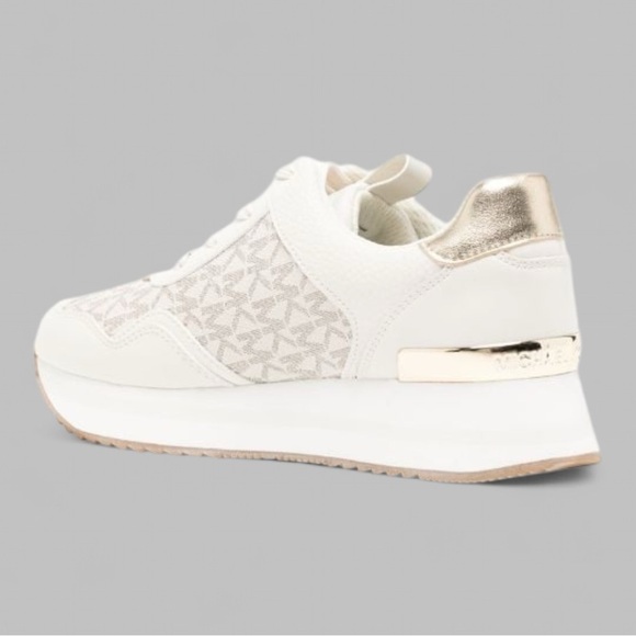 Michael Kors Raina logo-jacquard Platform Sneakers, New - Picture 3 of 5